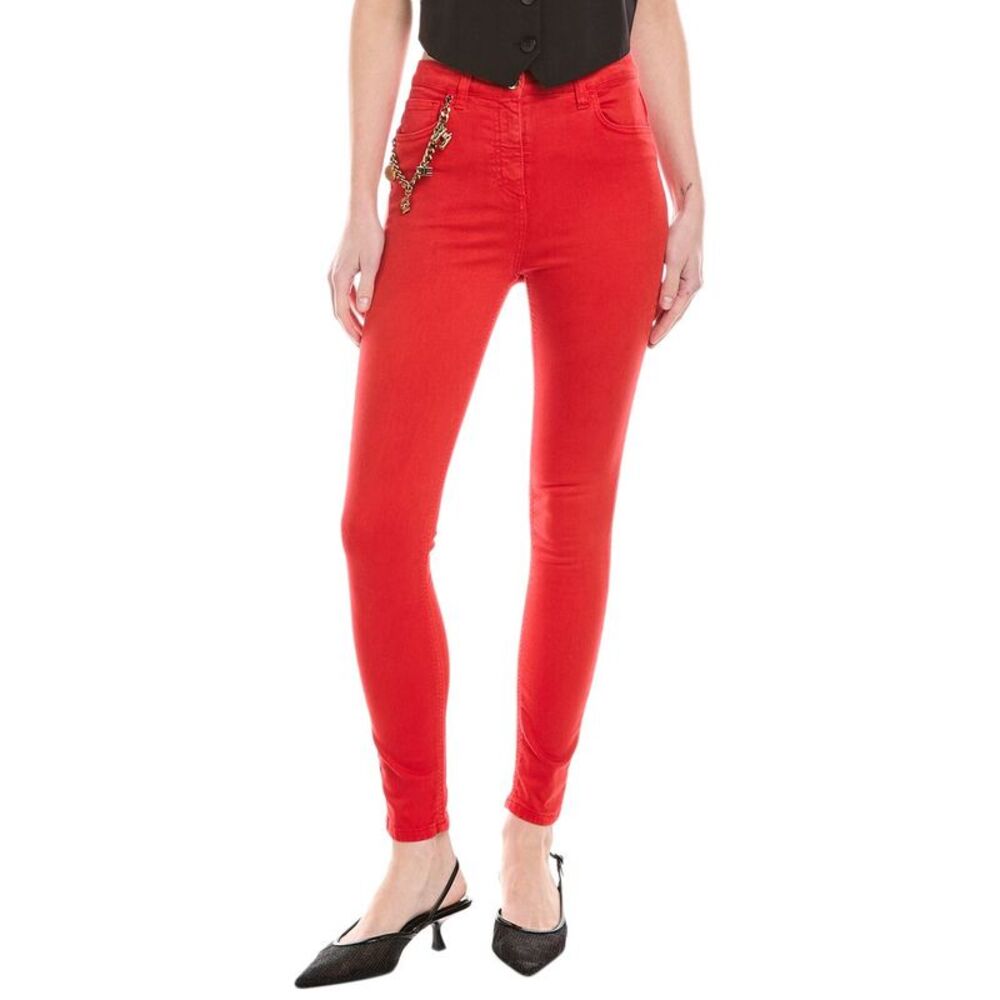 Elisabetta Franchi Womens Skinny Jean, Red